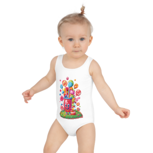 All-Over Print Kids Swimsuit